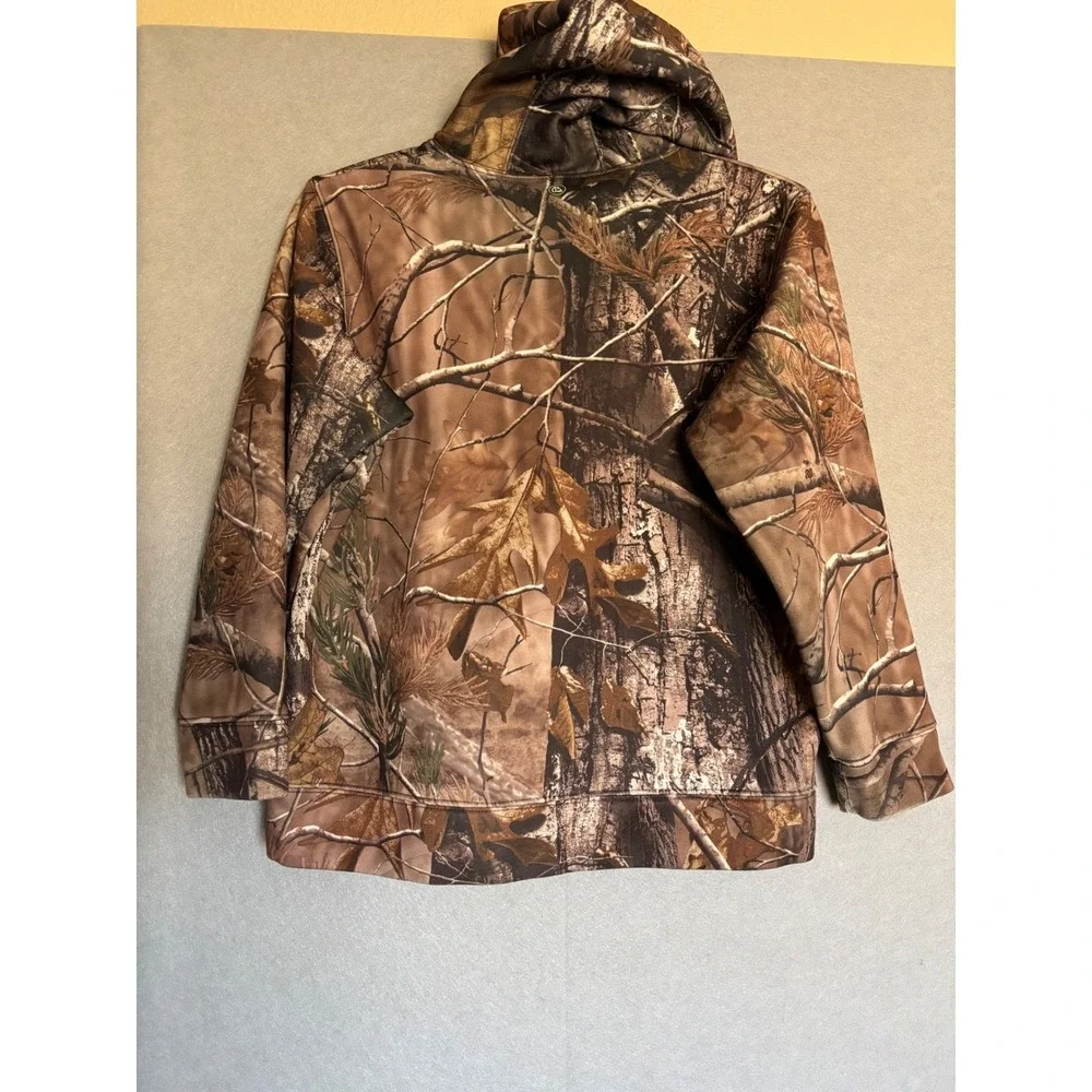 Realtree AP Camo Hoodie Kids‎ Large Forest Hunting Fleece Pullover Sweatshirt